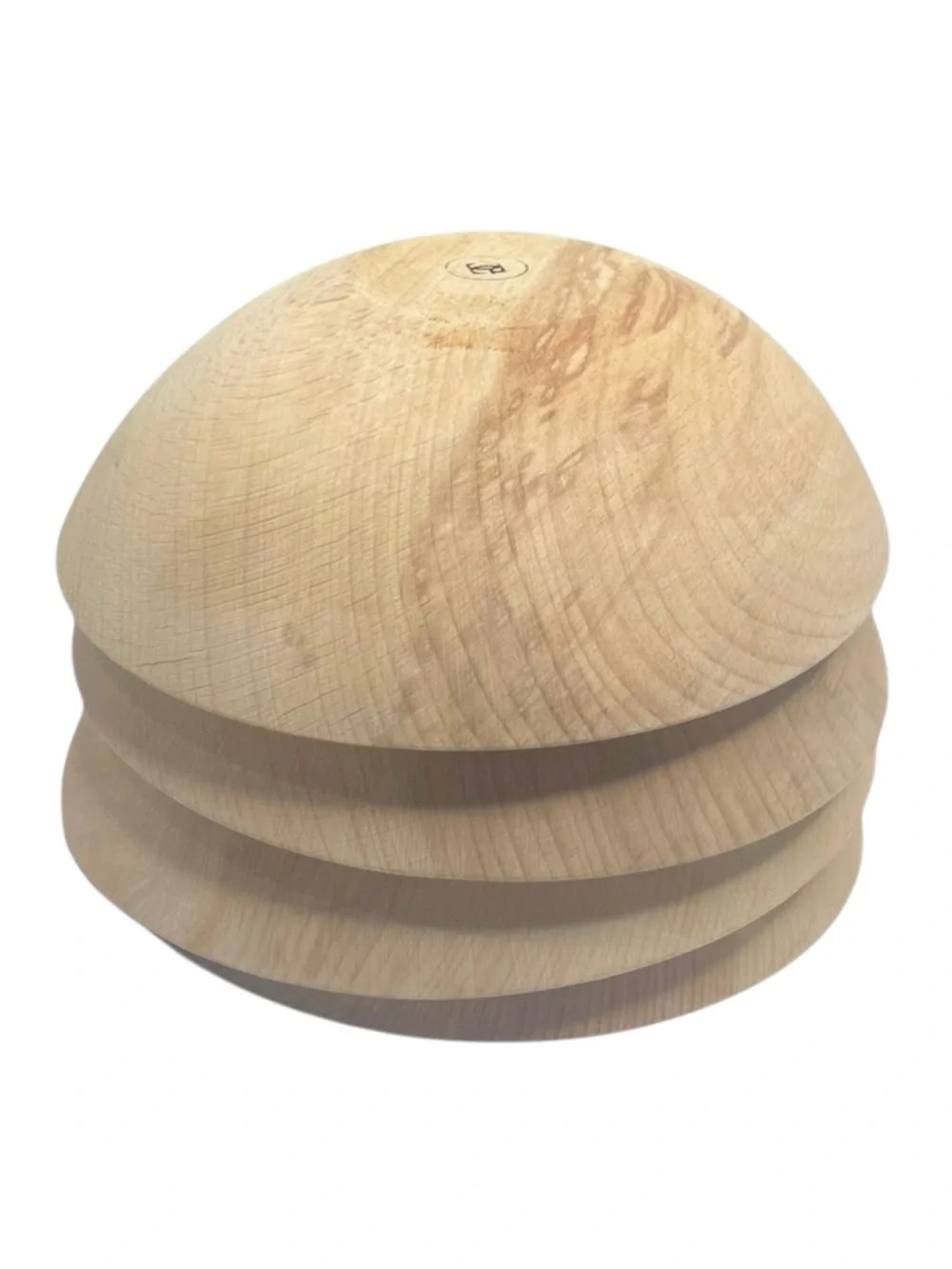 Vintage: Williams Sonoma 𖦹 Set of 4 Hand Carved Maple Salad Bowl 𖦹